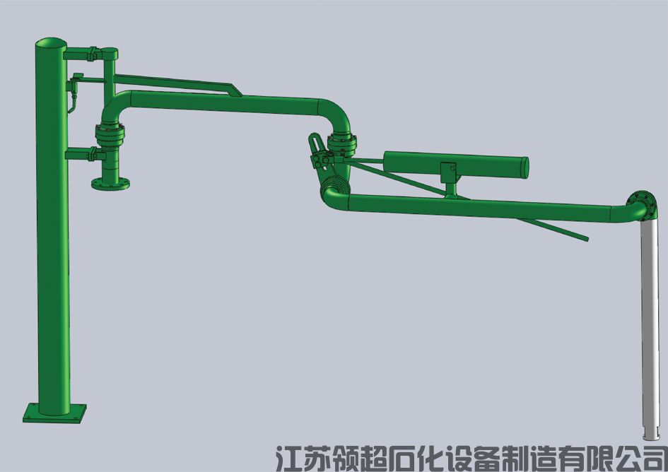 貴州六盤水市客戶定制采購的一批AL1401汽車頂部裝卸鶴管(無立柱鶴管)已通過物流發(fā)往使用現(xiàn)場(chǎng)(1)