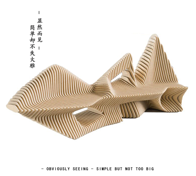 木質(zhì)山水造型異形切片座椅 木質(zhì)山水造型異形切片座椅